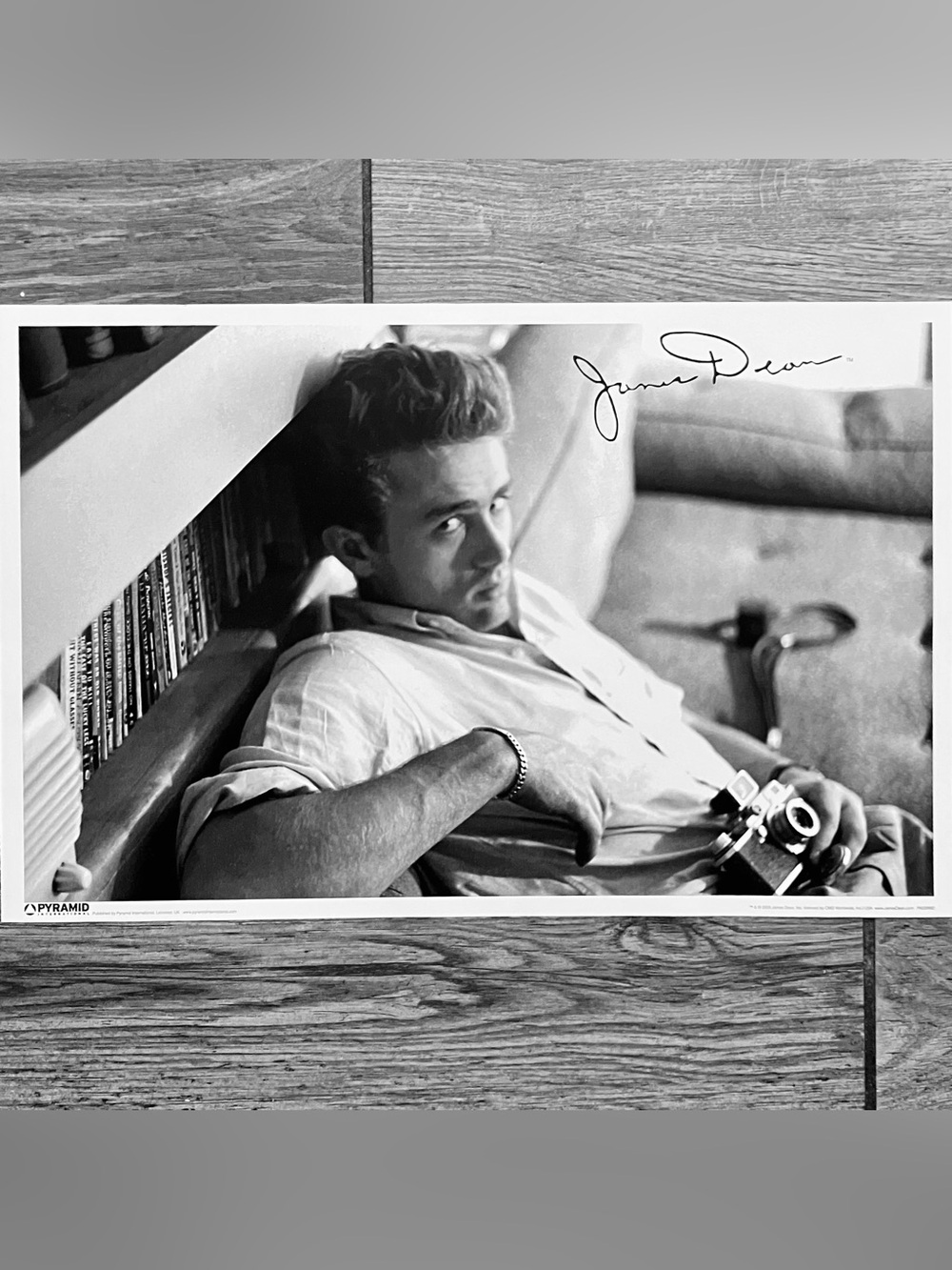 11x17 JAMES DEAN Double Weight Print / FACSIMILE SIGNATURE / 2003 Pyramid UK